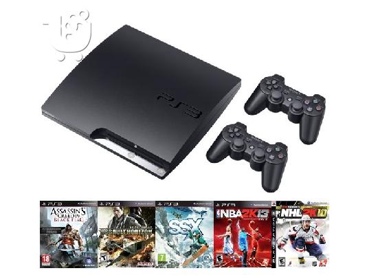 PoulaTo: PS3+CONTROLLERS+5+1 GAMES